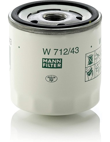 FILTRO DE ACEITE MANN W712/43 RECAMBIO